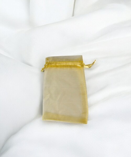 Bolsa organza 9x15 cm. ORO
