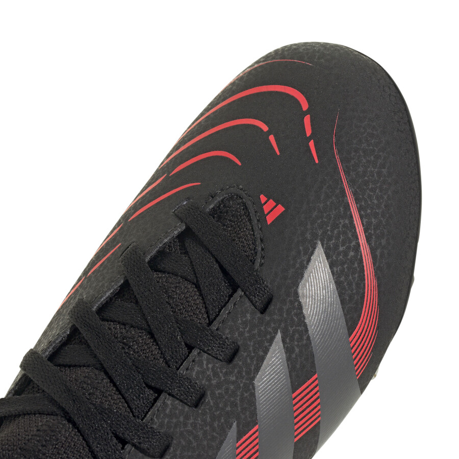 Championes de Niños Adidas Predator Club Sock Negro - Gris - Rojo