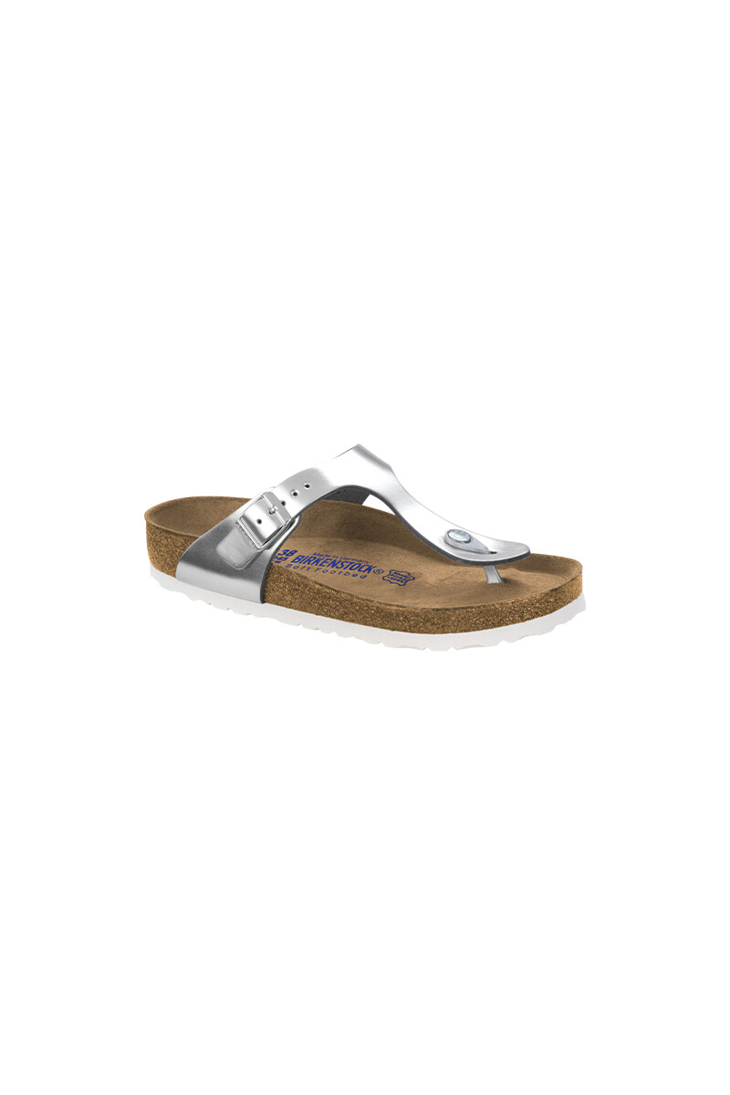Gizeh Soft Footbed Leather - Regular - Silver 