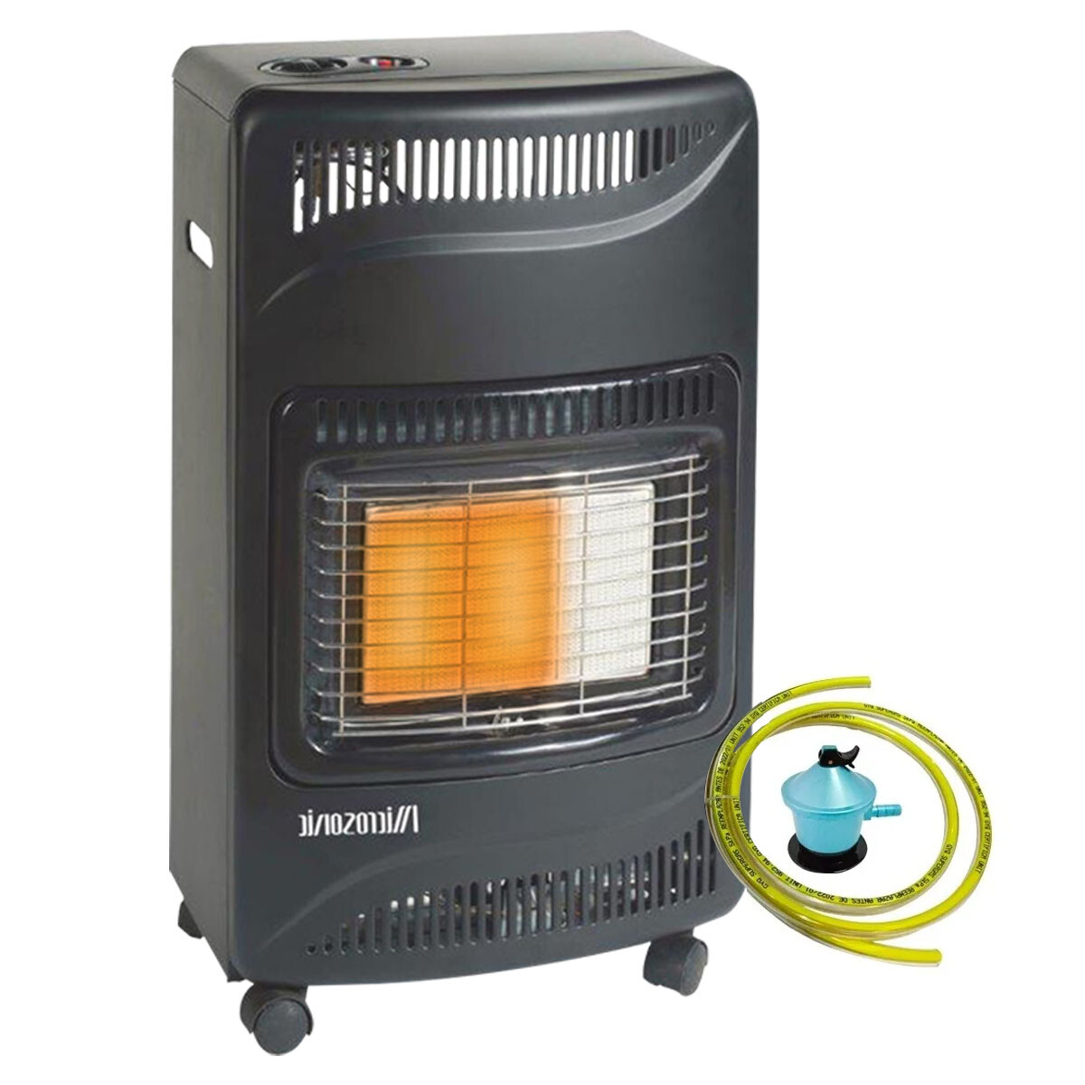 Estufa A Gas Microsonic egsrh10 + Válvula Y Manguera Outlet - OLT ESTUFA A GAS MICROSONIC EGSRH10 