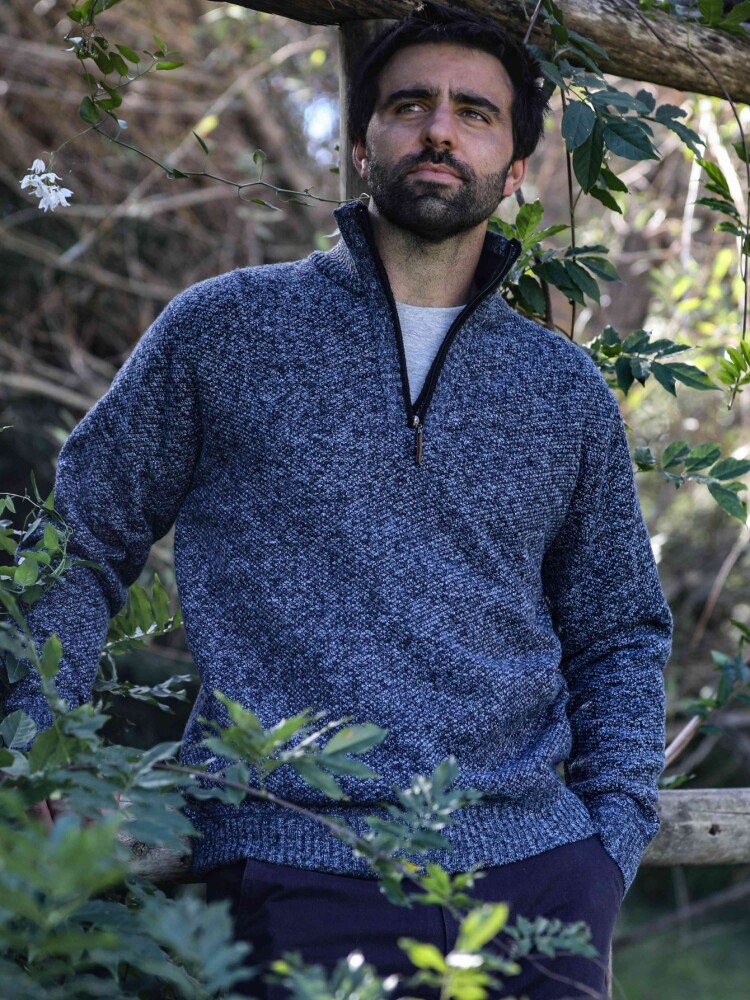 Sweater Azul melange