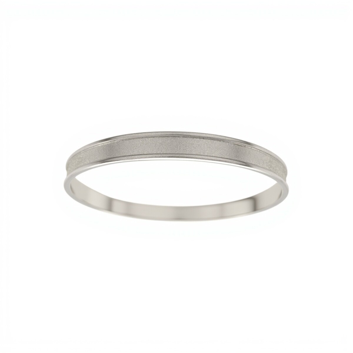 Esclava rayada con borde fina-Plata 925-Sin piedra-ES3007 - sinpiedra 