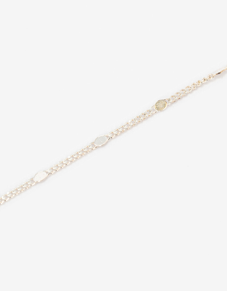 Pulseras Flexibles Metal Pulsera Flexible De Plata - Plateado