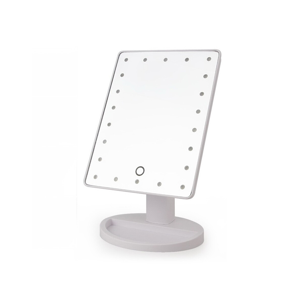 Espejo rectangular con luces led 