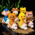Juguete Interactivo Animales Moto A Fricción Infantil Niños Variante Modelo Oso Lila