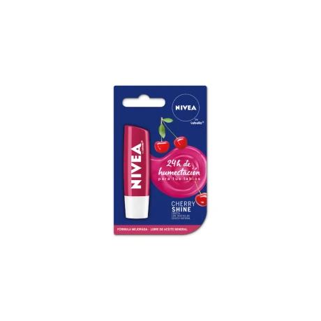 Protector Labial Hidratante Nivea Lip Care Cereza 4.8gr Protector Labial Hidratante Nivea Lip Care Cereza 4.8gr