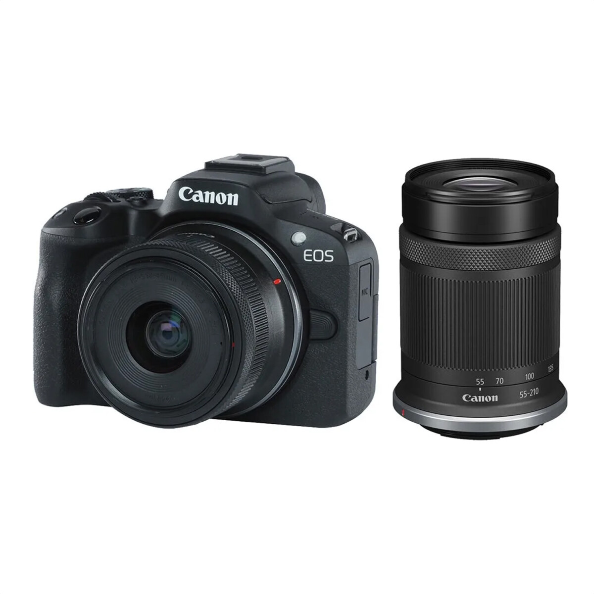 Cámara Canon R50 Lente 15-45mm + Lente 55-210mm - CAMARA CANON R50 LENTE 15/45 + 55/210 