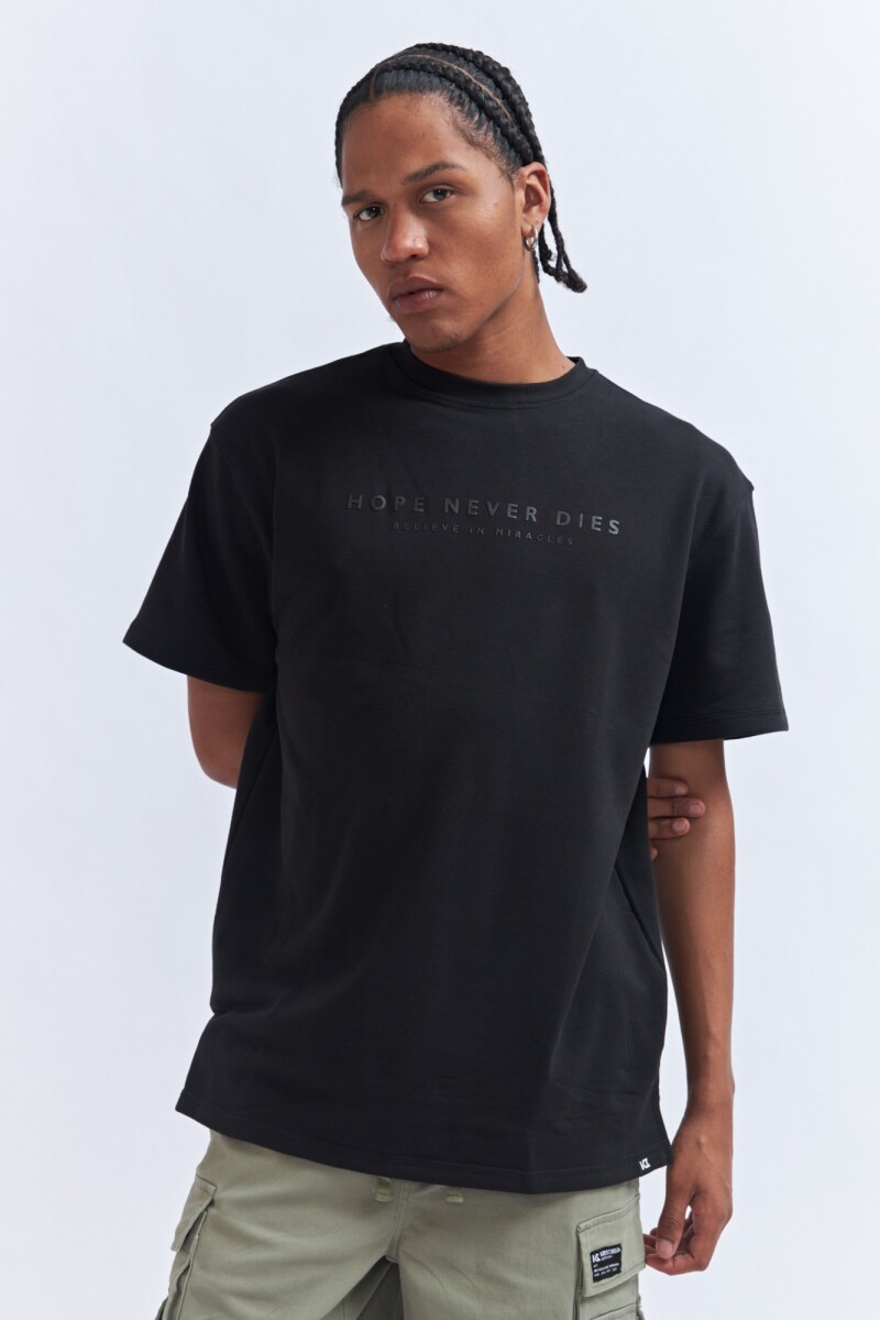 REMERA TRONTE - NEGRO 