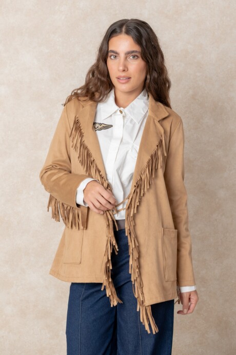 CHAQUETA DORA Camel