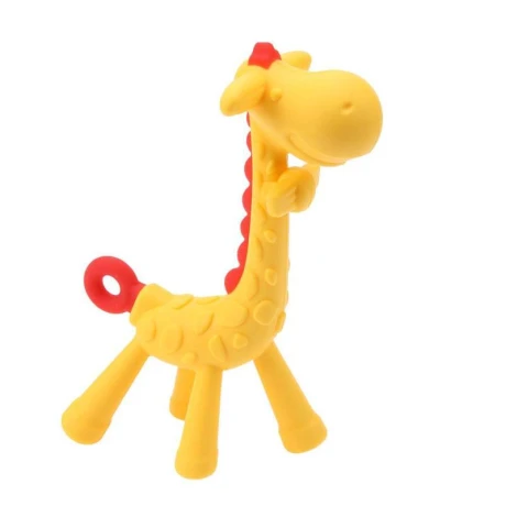 Mordillo de silicona jirafa mordedora estuche 001
