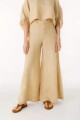 Pantalon Cuarzo Lino Beige