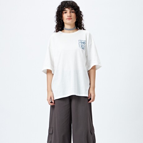 REMERA POSTCARD Blanco