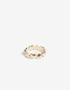 Anillos Chicos Metal Anillo Metal Corazones De La Línea Stay Golden. - Dorado
