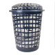Cesto redondo para ropa con tapa 60 lts GRIS