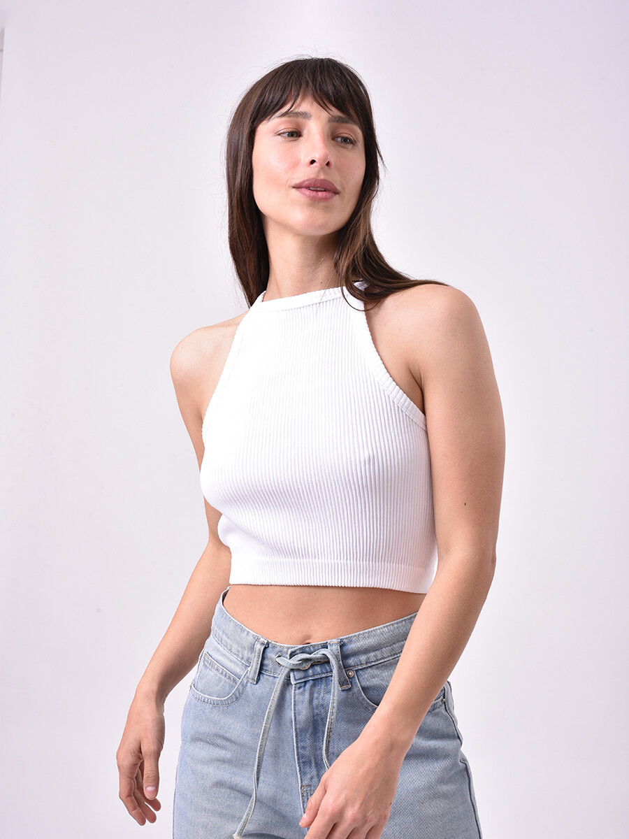 TOP NIUT - BLANCO 