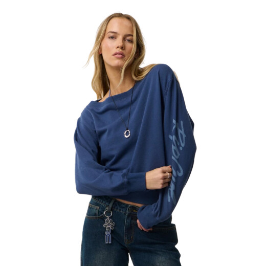 Buzo Rip Curl Archive: Off Shoulder - Azul Buzo Rip Curl Archive: Off Shoulder - Azul
