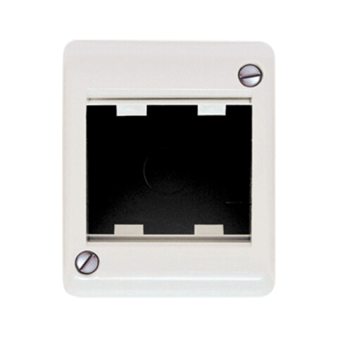 Caja exterior para 2 módulos blanco - Ave C55604