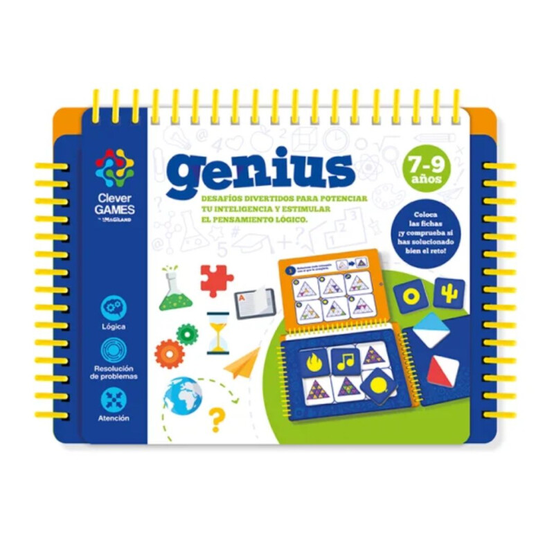 Libro de lógica Genius 7-9 años- Imagiland Libro De Lógica Genius 7-9 Años- Imagiland