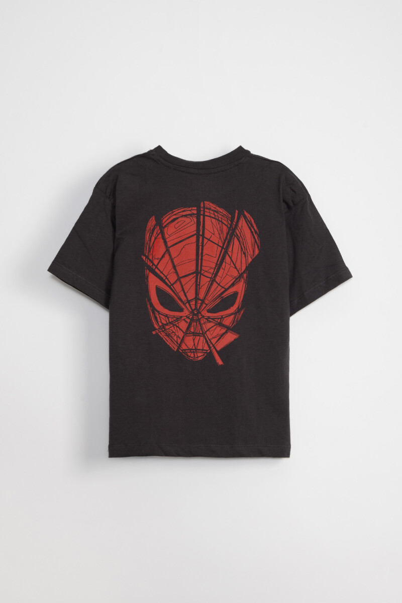 Remera Gris Spider Man
