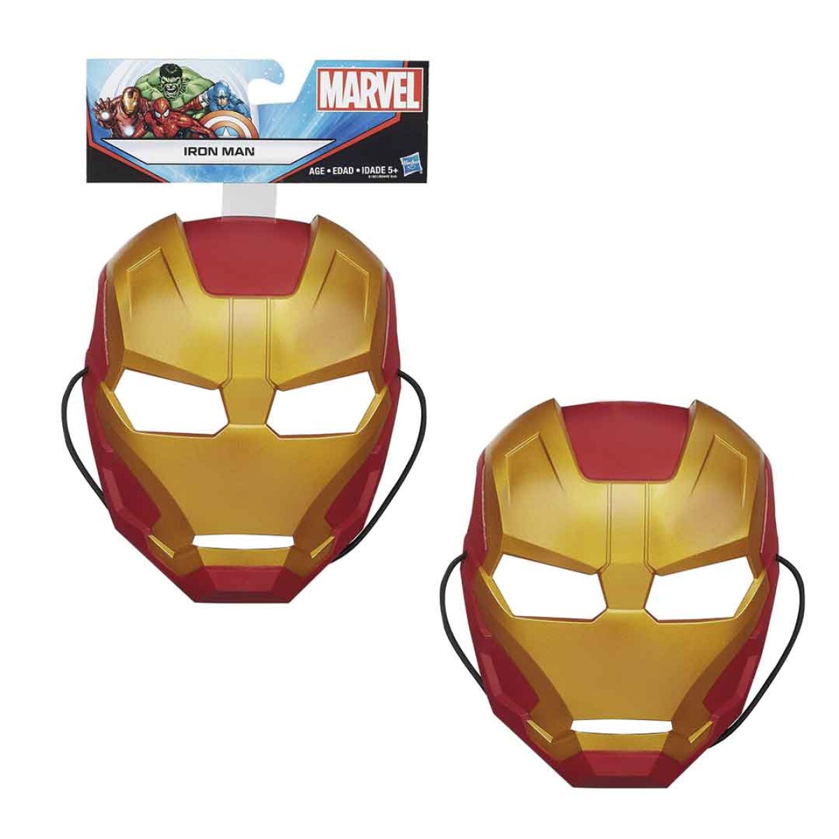 Máscara Avengers Superhéroes Marvel - AMARILLO-ROJO 