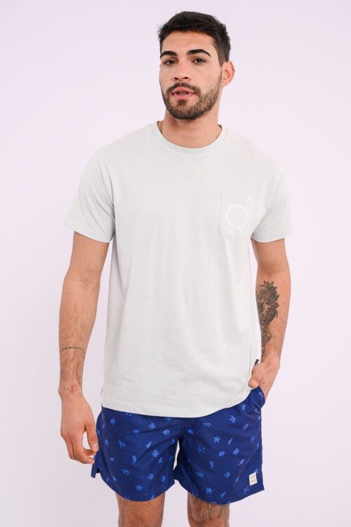Remera oversize manga corta Blanco