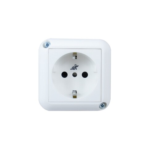 TOMA SCHUKO EXTERIOR BLANCO TOMA SCHUKO EXTERIOR BLANCO