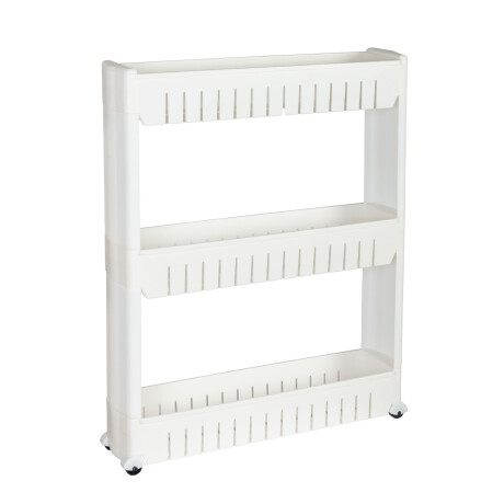 ORG. ESPACIOS REDUCIDO BLANCO PLÁSTICO RACK-3LAYER