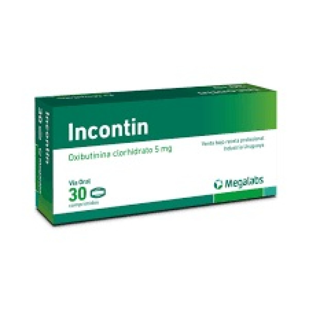 Incontin 5 mg x 30 Comprimidos – Tratamiento Incontinencia 