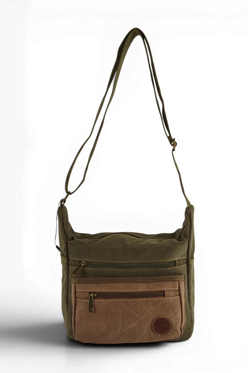 Bolso morral mensajero Verde