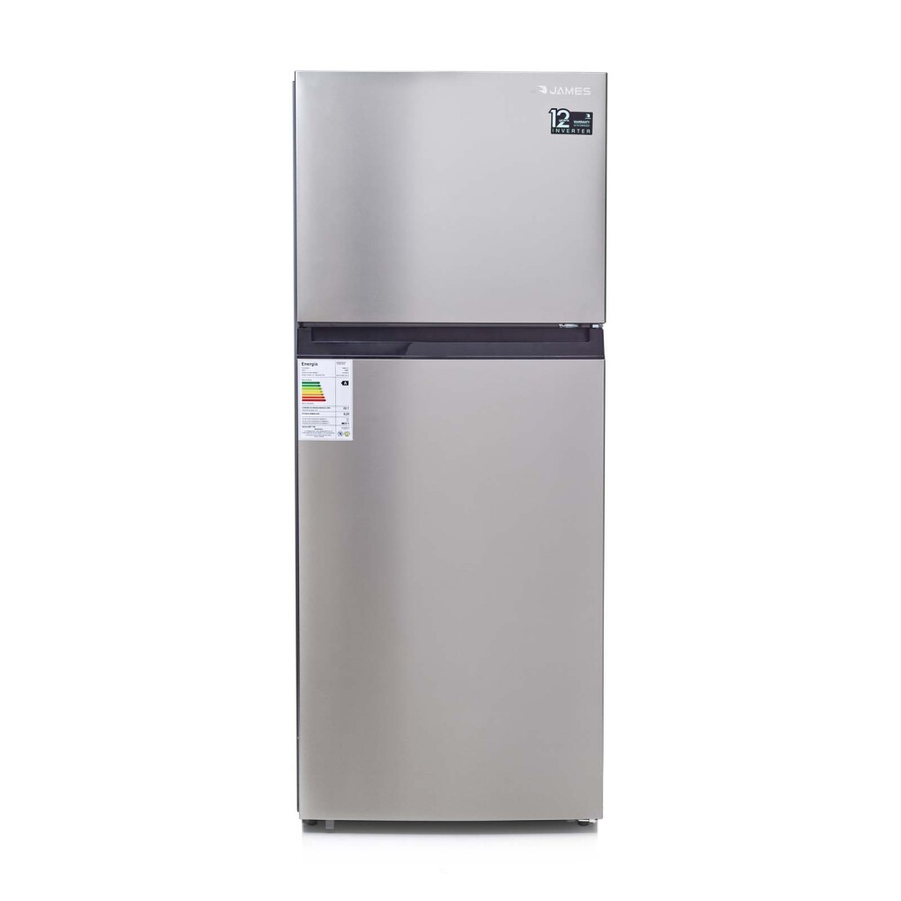 HELADERA JAMES FRIO-SECO GRIS RJE 571 INV INOX INVERTER