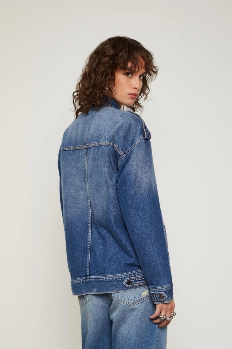 CHAQUETA JEAN Azul