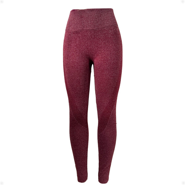 Calza Levanta GlÃºteos Leggings Push Up Bordo