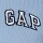 Remera Mini Logo Gap Mujer Blue Suede
