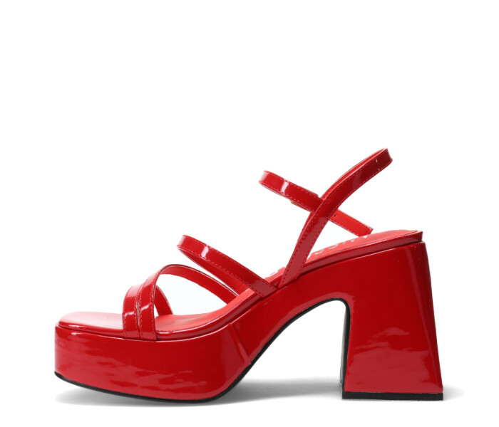 Sandalia JAKARTA de fiesta con tiras Red