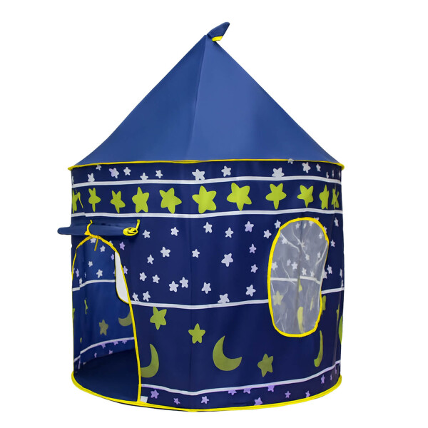 Carpa Infantil IMBACK IBK-CAR002 | Castillo Princesa o Espacial, 135 x 105 cm, Plegable y Resistente Azul Carpa Infantil IMBACK IBK-CAR002 | Castillo Princesa o Espacial, 135 x 105 cm, Plegable y Resistente Azul