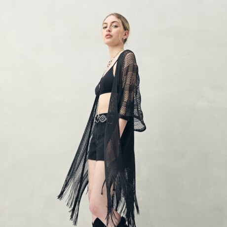 PONCHO GLORIA Negro
