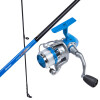 Combo Okuma Vibe Caña 2,10 Mts Azul
