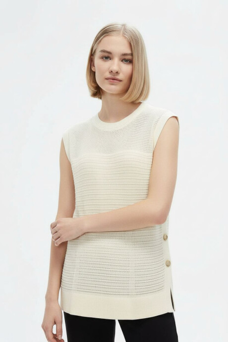 Chaleco Giuseno Marfil / Off White