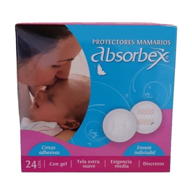Protectores Mamarios Absorbex para Lactancia X24 Protectores Mamarios Absorbex para Lactancia X24