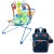 Silla Mecedora Bouncer Bebé + Mochila Maternal Impermeable Variante Color Celeste Azul