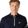 Casaca Running Icon Ls 1/2 Zip Hombre Midnight