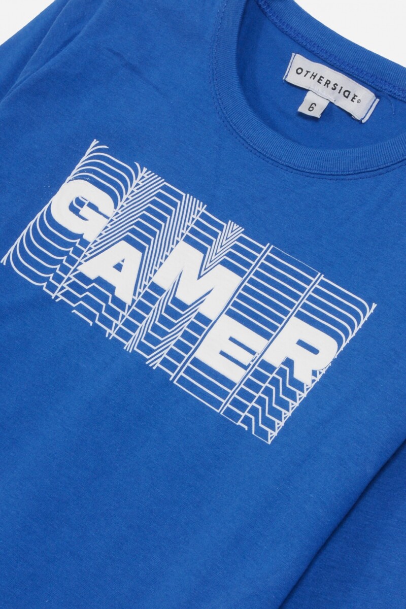 Remera Gamer AZUL