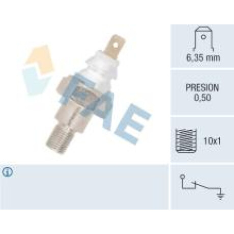 BULBO INTERRUPTOR - ACEITE LAND ROVER 10X1 1P NC LUZ FAE BULBO INTERRUPTOR - ACEITE LAND ROVER 10X1 1P NC LUZ FAE