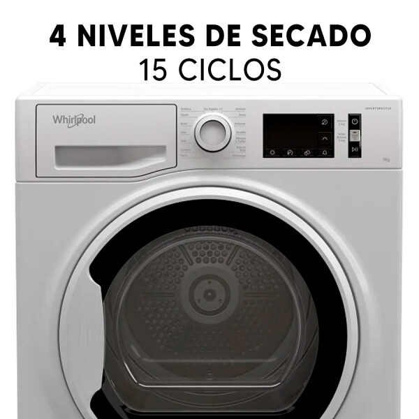 Secarropas Whirlpool W3d91wees Inverter 9 Kg OLT SECARROPAS WHIRLPOOL W3D91WEES