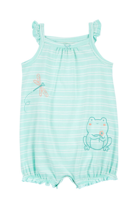 Monito bombachudo de algodón estampa rana Sin color