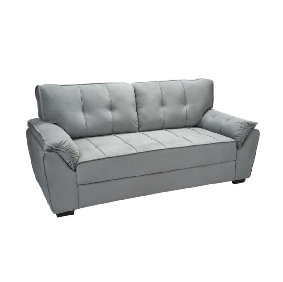 Sofá 3 Cuerpos Montana Alcohol Clean Gris 4009 