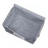Caja Organizadora De Tela Guarda Mantas Ropa 60x45x30 Cm Variante Color Gris