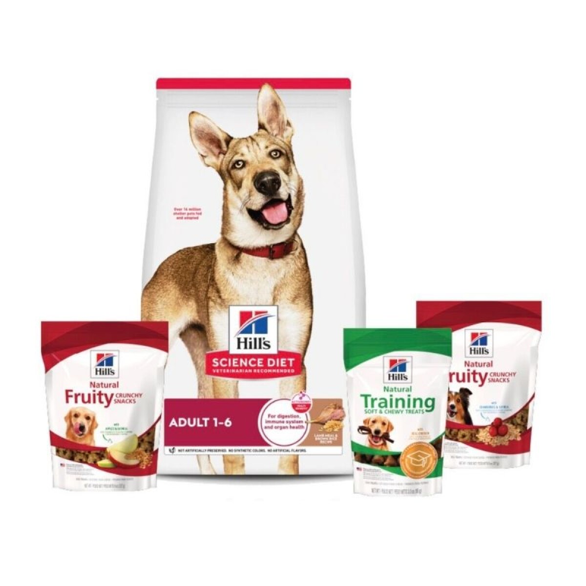 Hill's Science Diet Adult Lamb Meal & Brown Rice 15 kgs + 1 Treats Training + 2 Treats Crunchy de Obsequio! 