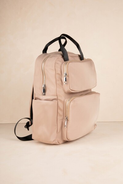 MOCHILA BOND Beige
