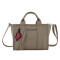 Cartera Las Oreiro Love Marrón Camel